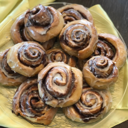 Sourdough Glazed Cinnamon Rolls