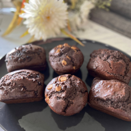 Sourdough Chocolate Muffins