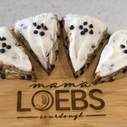 Sourdough Iced Scones